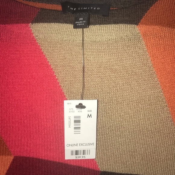 NWT The Limited Colorblock Top -Size M - Picture 3 of 6